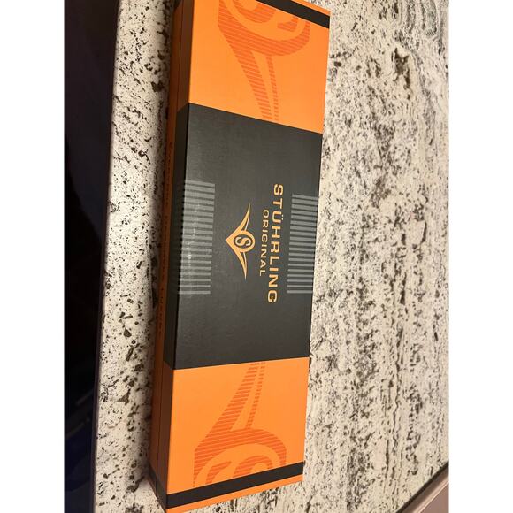 NEW STUHRLING ORIGINAL Men's Black Watch Calf Skin (Retail $295) - Picture 4 of 4